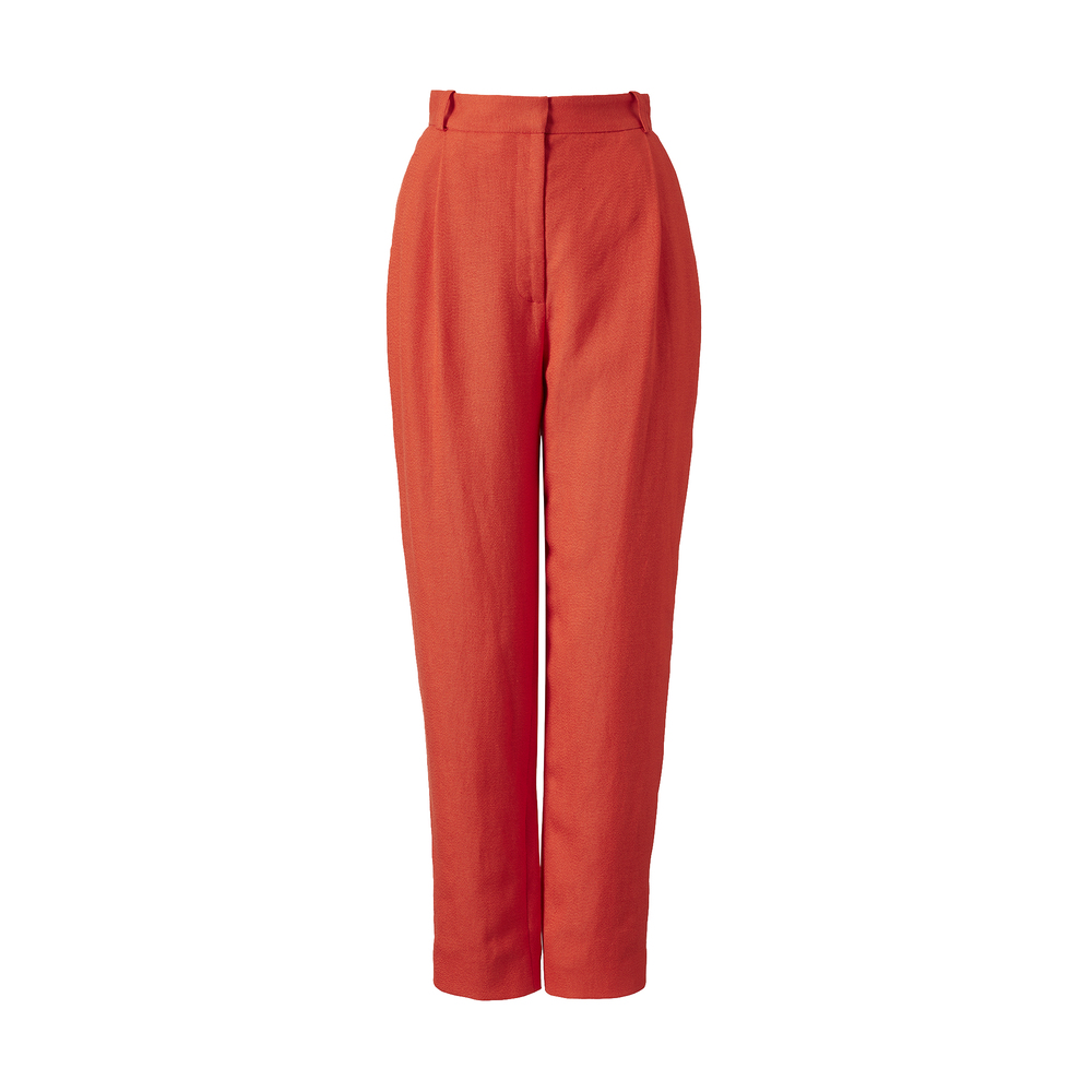 TOVE Poppy Trousers In Red, Size FR 42