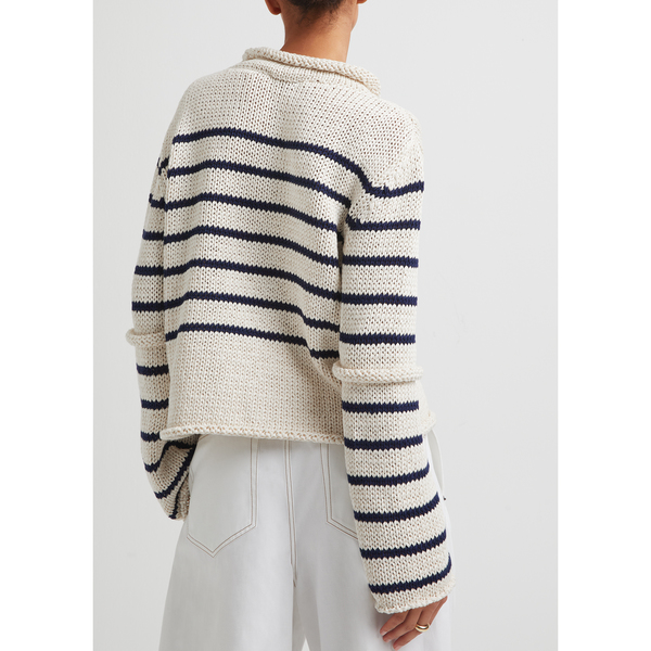 G. Label by goop Baxter Chunky Striped Sweater