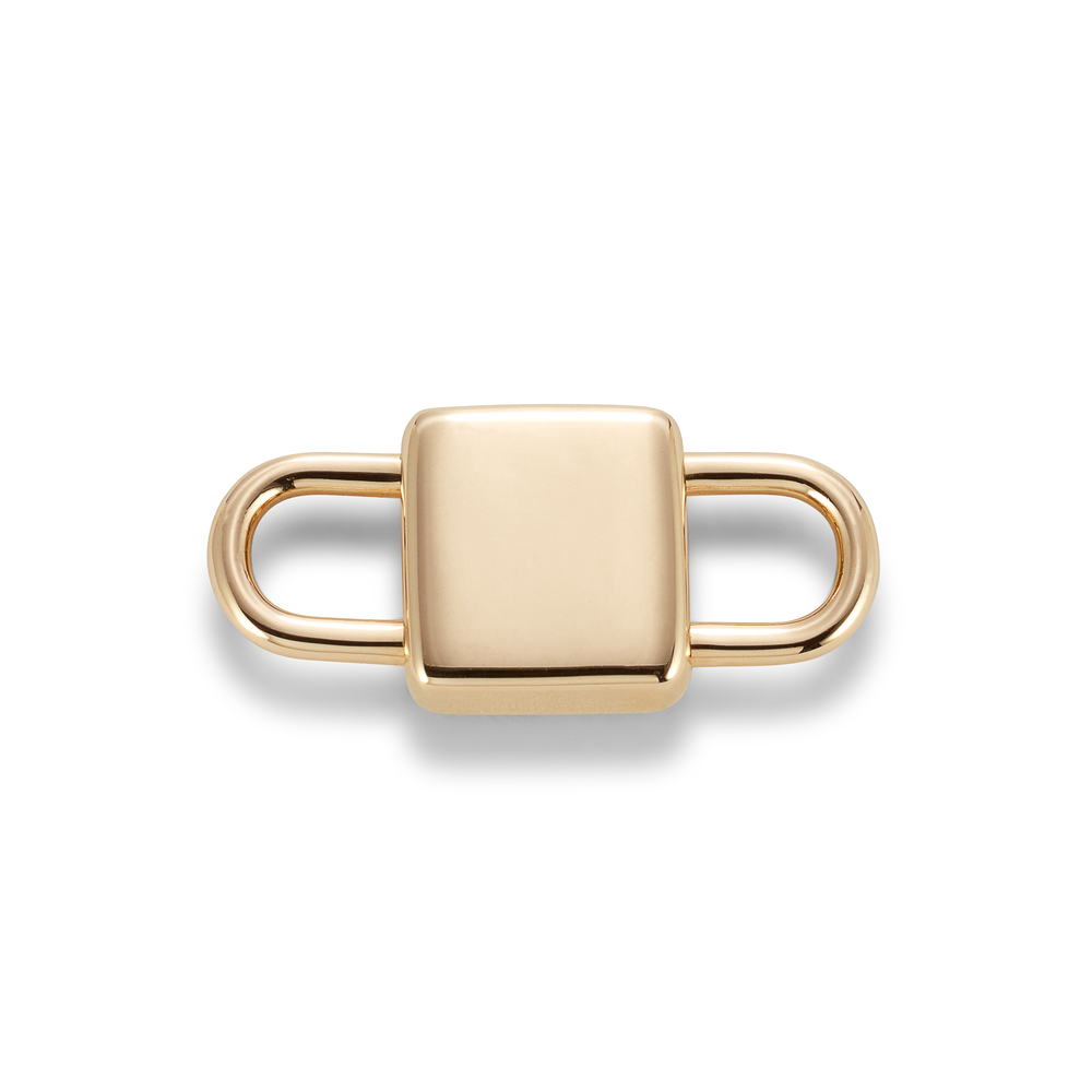 G. Label By Goop Chidi Lock Charm In Yellow Gold