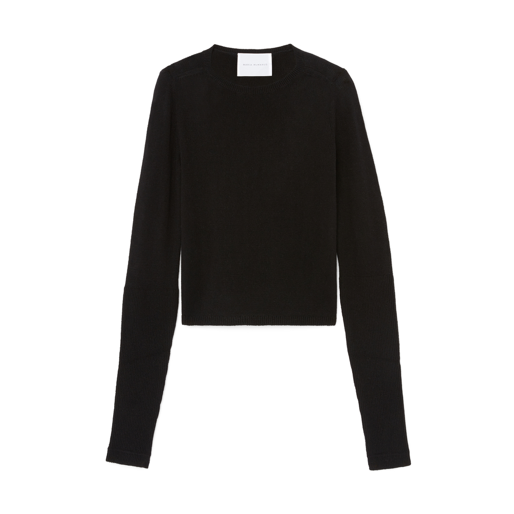 Maria McManus Open-Stitch Cashmere Crew | goop