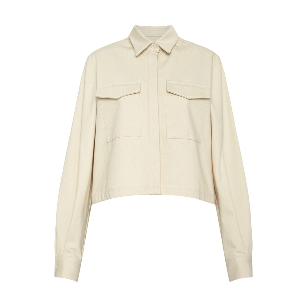 Cotton shop crop jacket