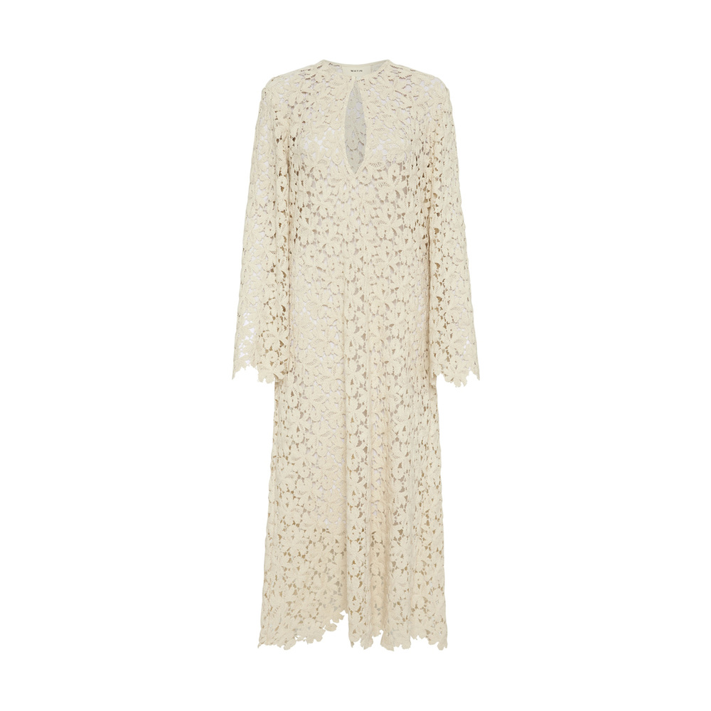 Matin Long Crochet Dress goop