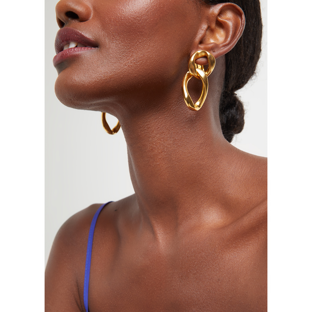 Ben-Amun Mayall Earrings In Gold Plated