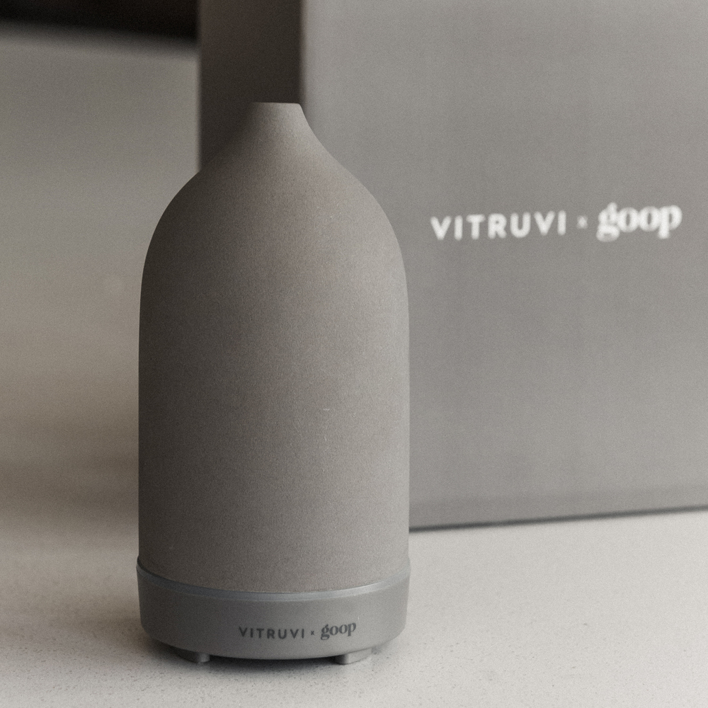 Vitruvi Goop-Exclusive Stone Diffuser For Aromatherapy In French Grey