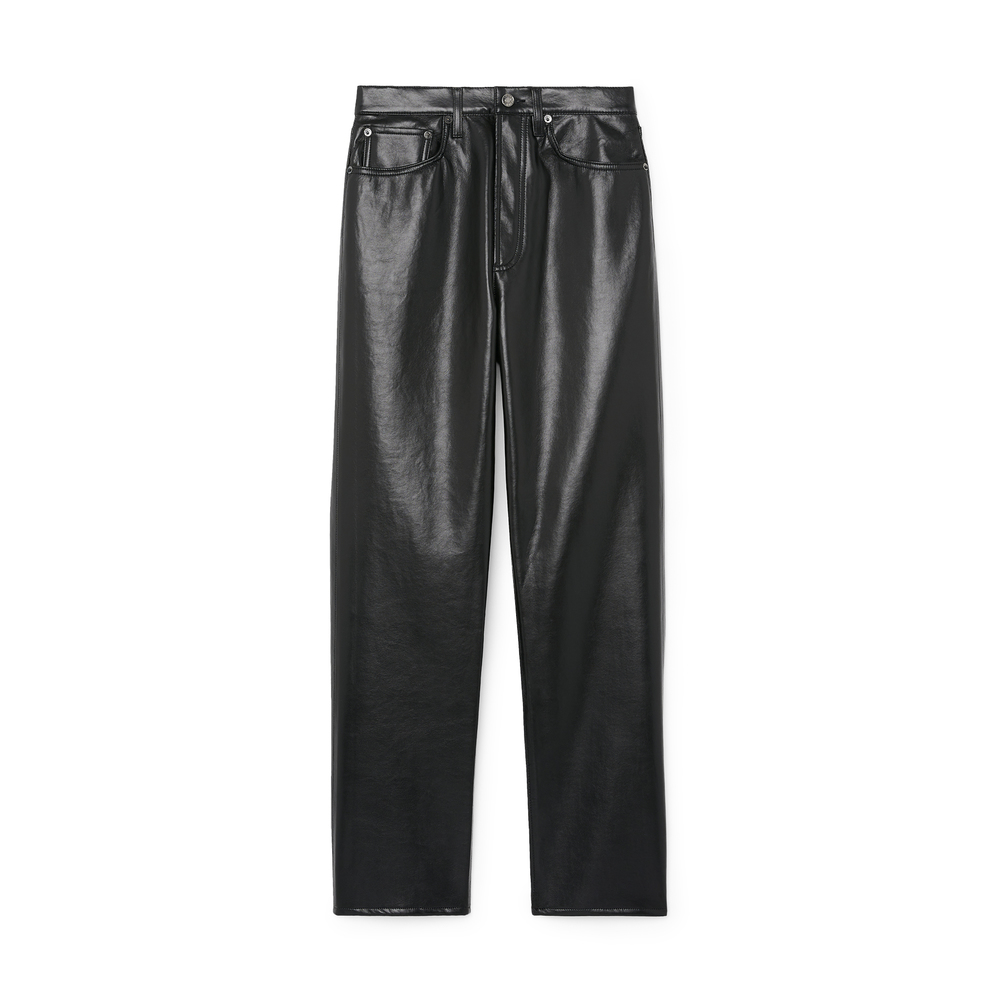 AGOLDE Recycled-Leather '90s Pinch-Waist Pants | goop