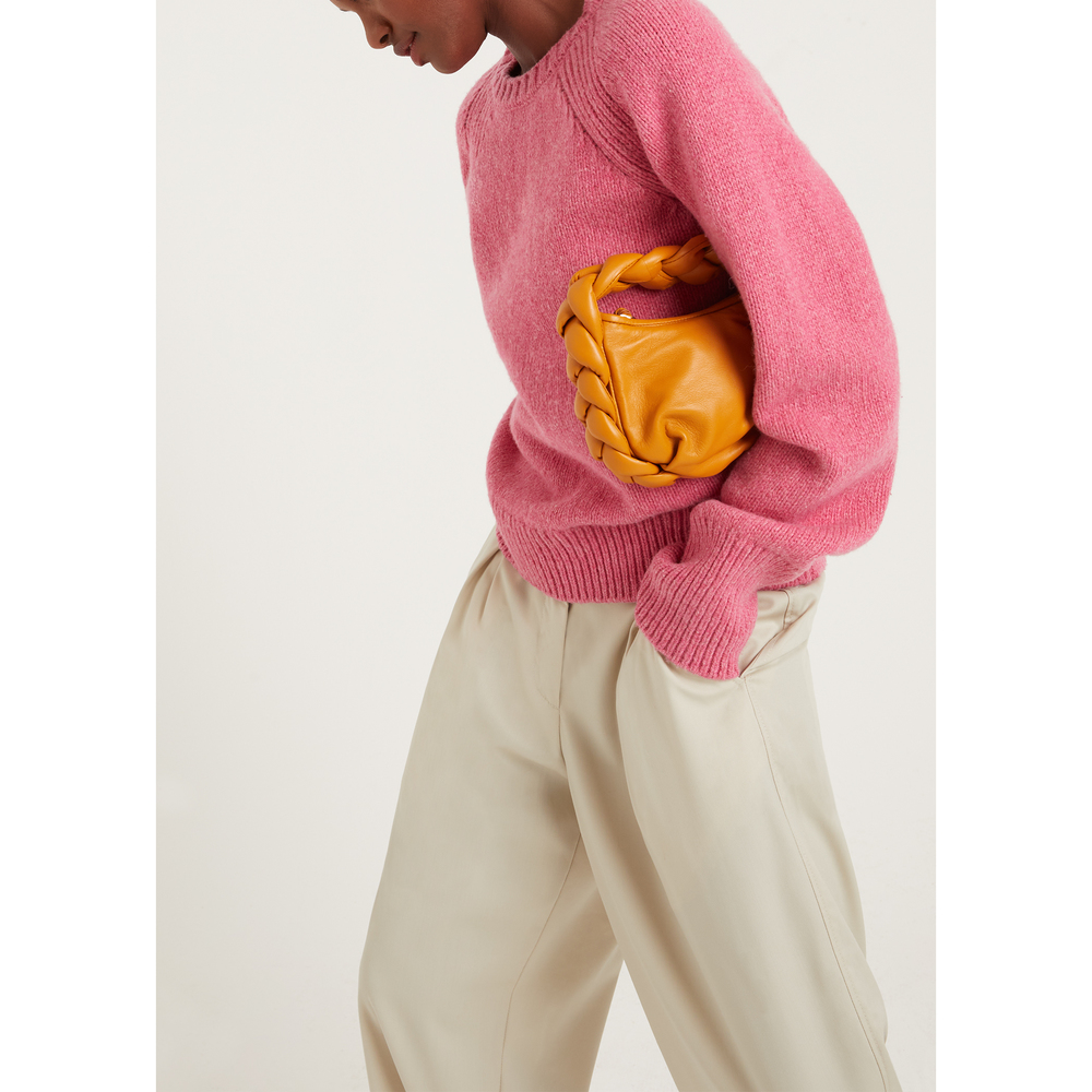 Alex Mill Greta Crewneck Sweater In Wild Orchid, X-Small