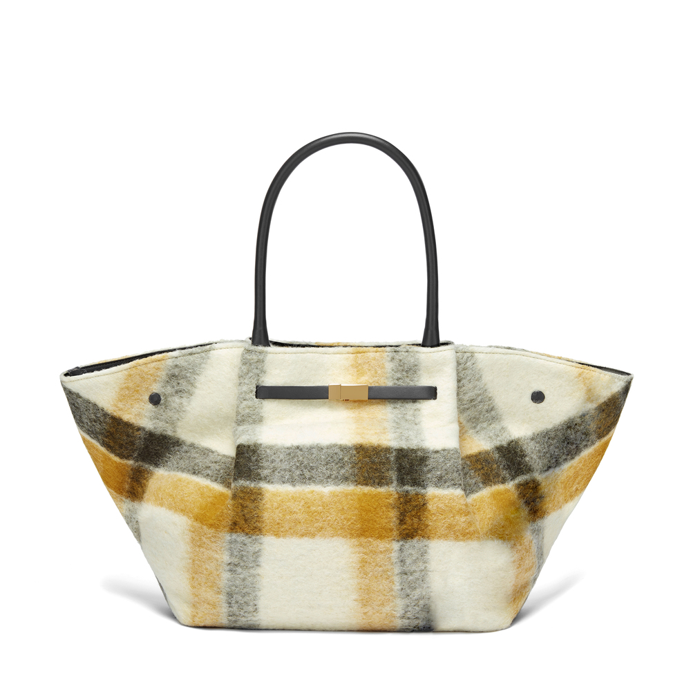 Shop Demellier Vancouver Bag In Checked Texture