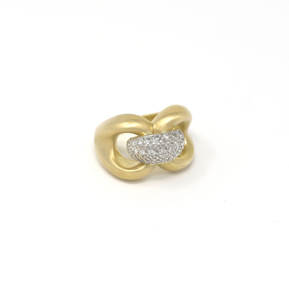 Jenna Blake Gold Nautical Ring In 18K Gold/Diamond, Size 8