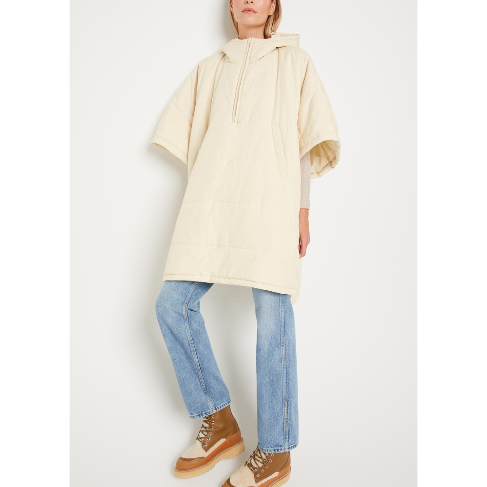 Goop By Ecoalf Parchment Puffer Jacket In Balisand