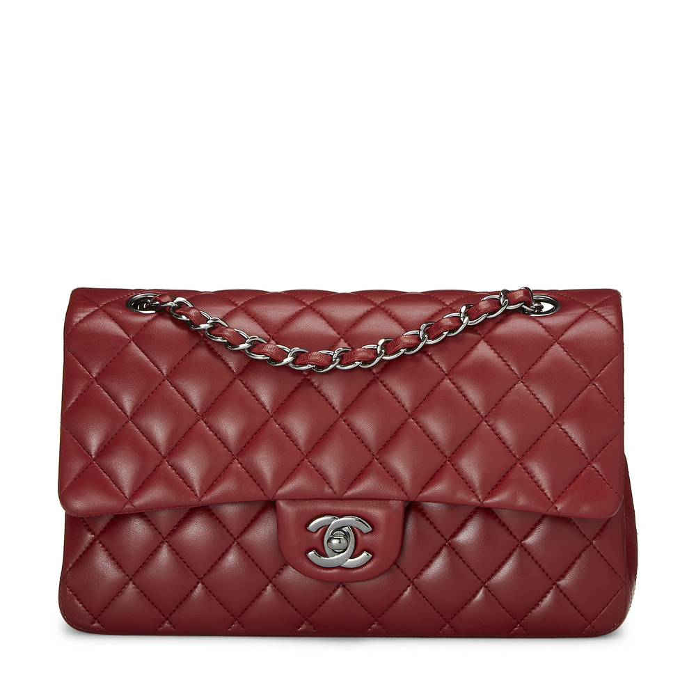 What Goes Around Comes Around Chanel Burgundy Lambskin 2.55 Bag, 10