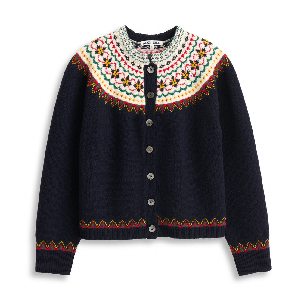 Alex Mill Hilde Fair Isle Cardigan