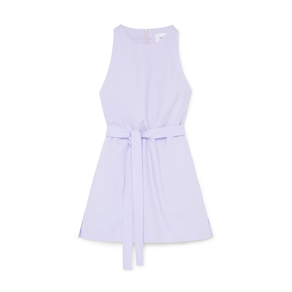 BONDI BORN Siena Mini Dress In Lavender, Large