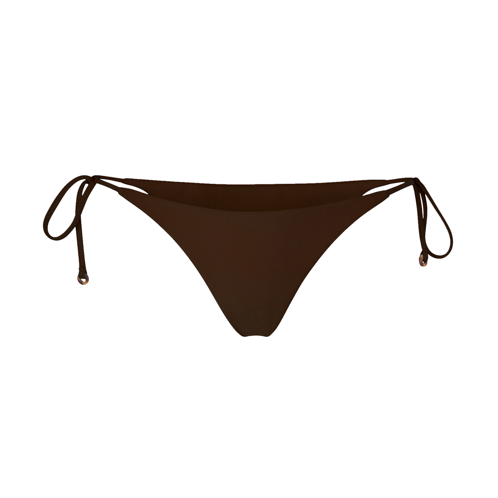 Anemos The String Bikini Bottoms In Espresso, Large