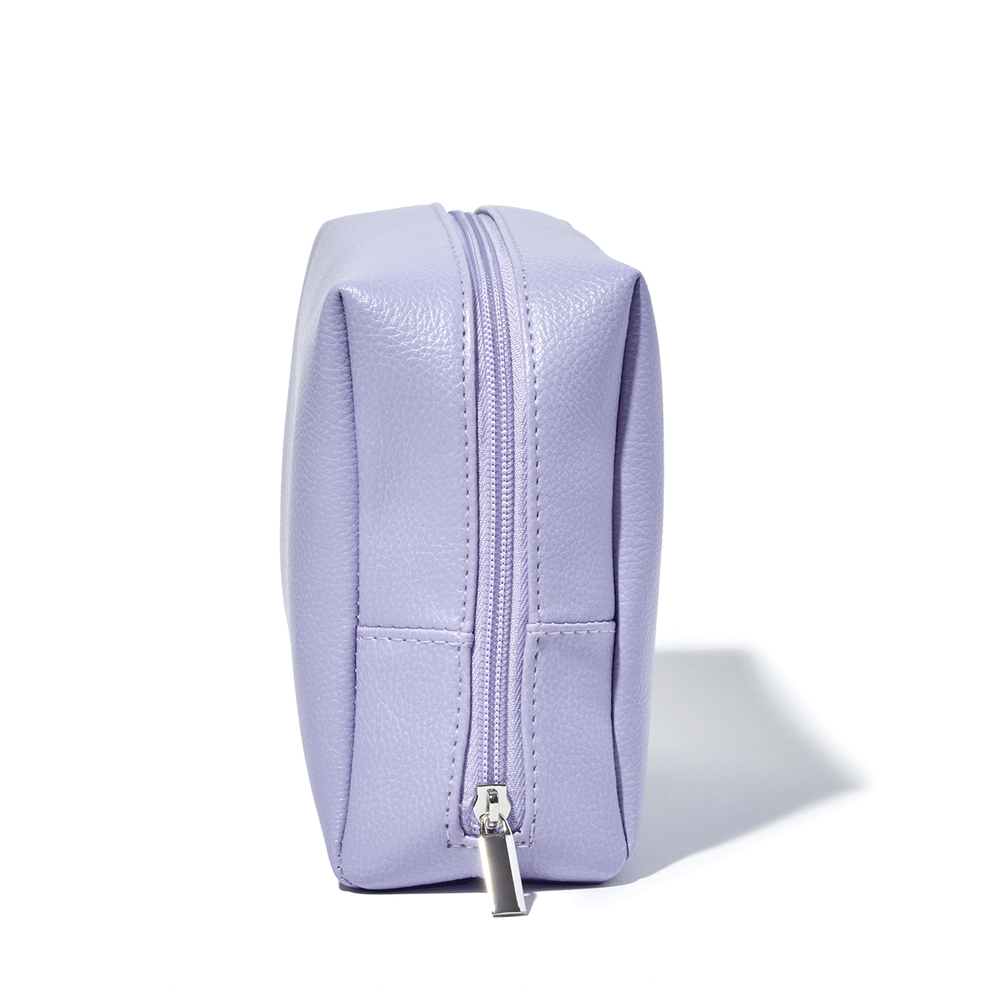 Saie Oversized Makeup Bag In Lilac