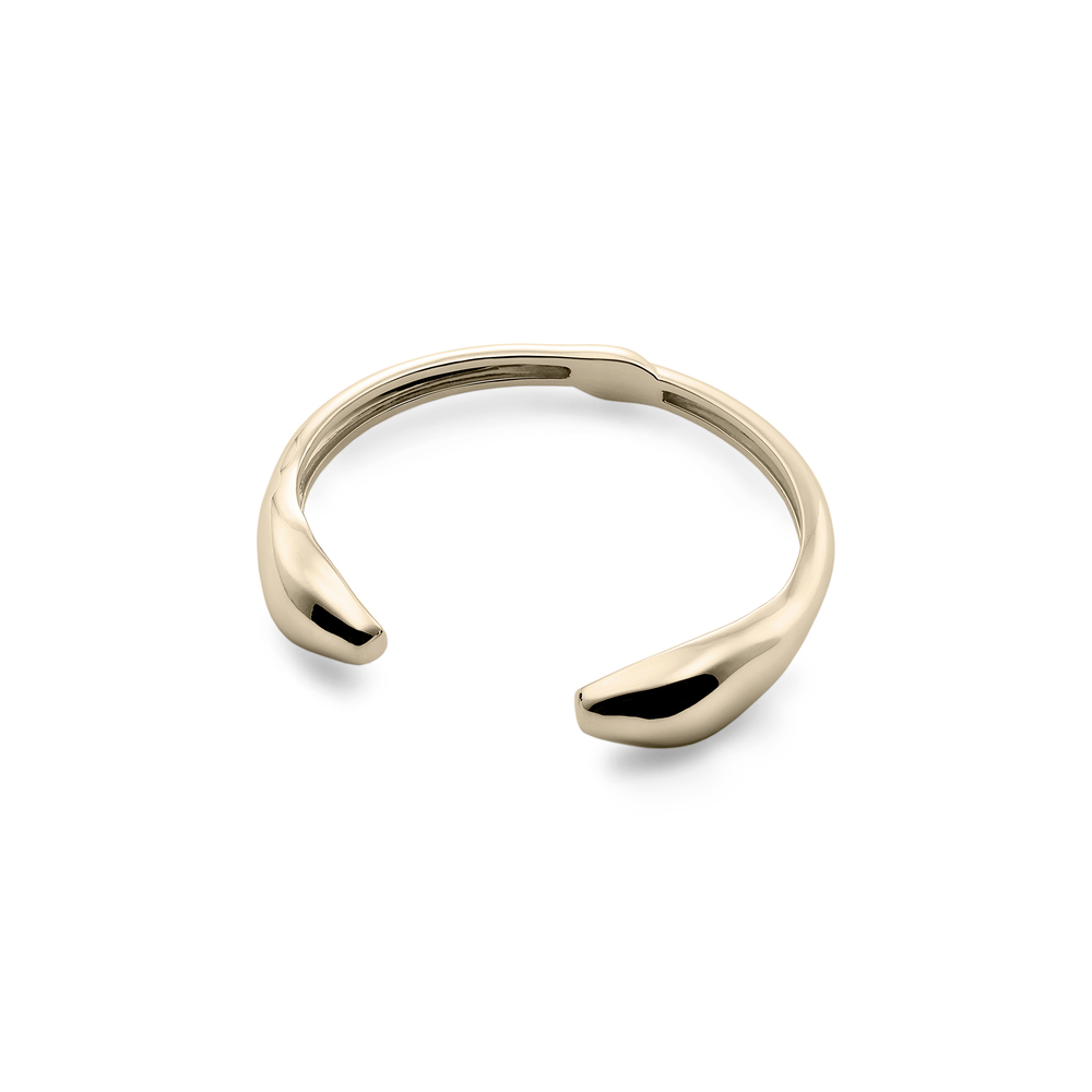 Annika Inez Serpent Cuff Bracelet In Yellow Gold Plated