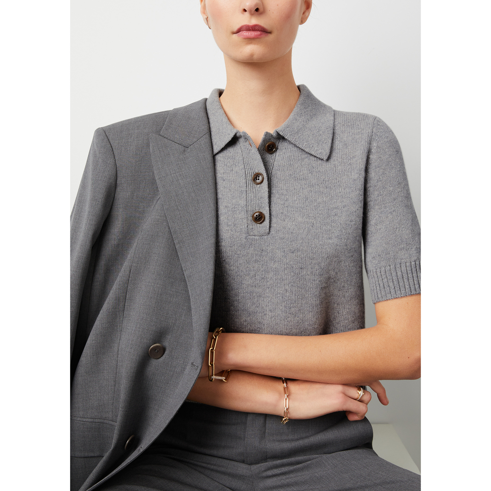 Lisa Yang Simonette Sweater In Dove Grey, Size 1