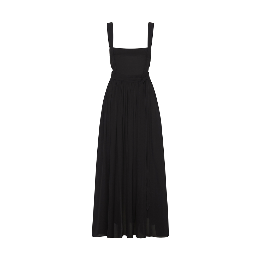 Shop Matteau Bandage Wrap Dress In Black