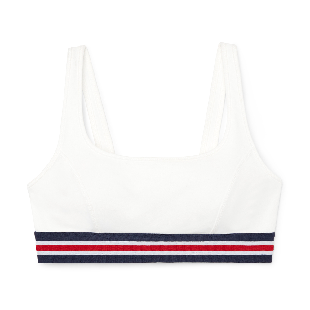 Love Rory sports bra in white - The Upside