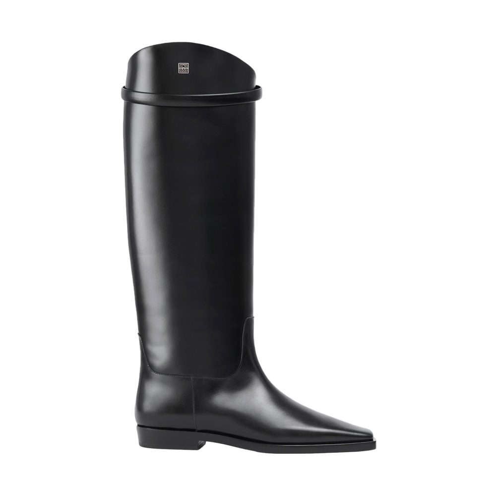 Toteme The Riding Boots In Black 200, Size IT 39
