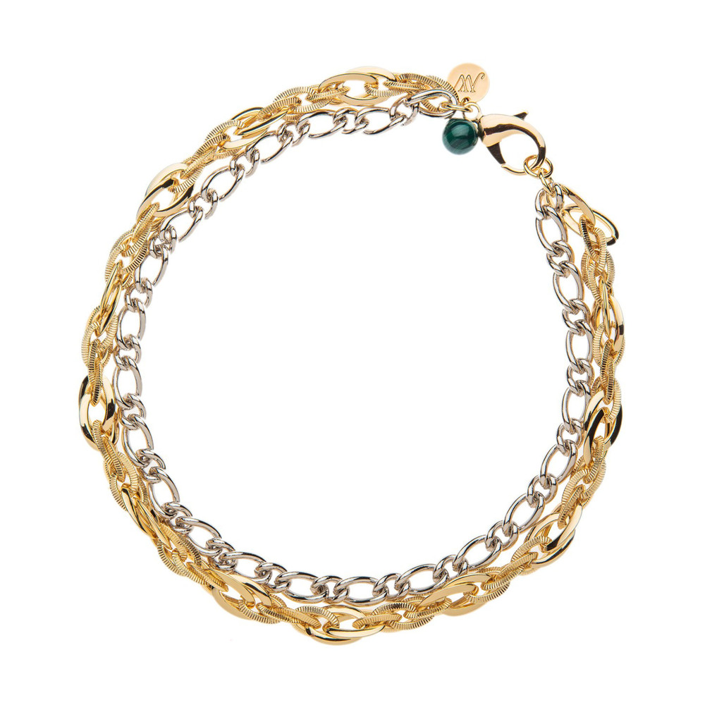 Jane Win Gilver Statement Chain In Gold/Silver