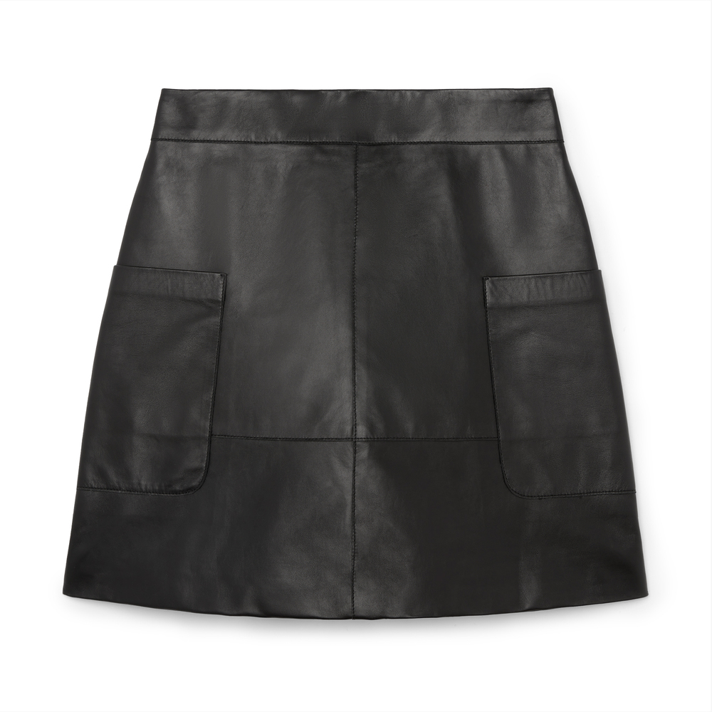 G. Label By Goop Aubrey Miniskirt In Black, Size 0