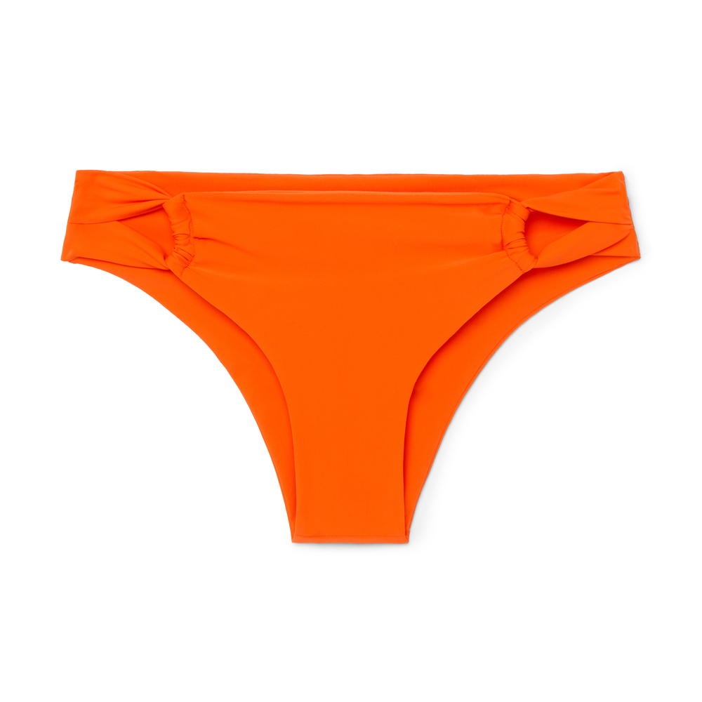 Sara Cristina Wrap Bikini Bottoms In Orange, Small