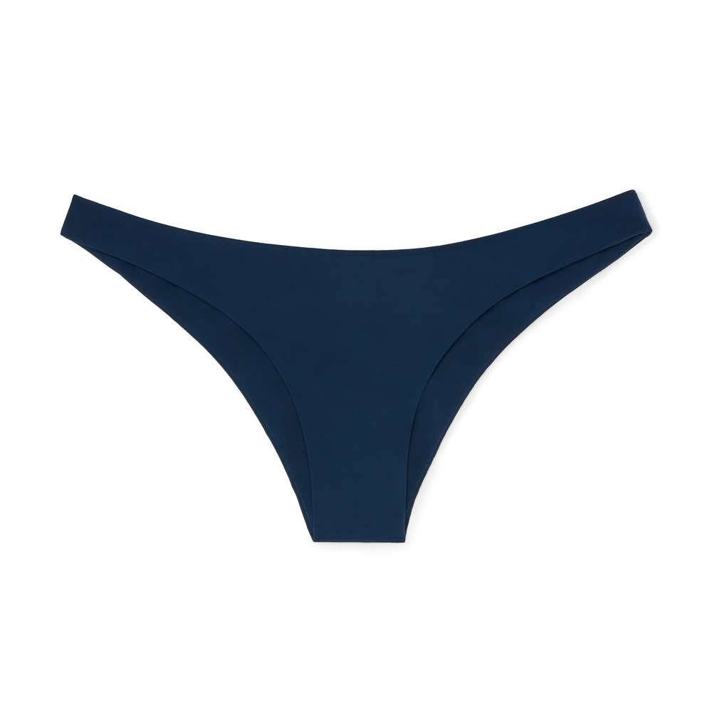 Anemos The Hipster Classic-cut Bikini Bottom In Navy