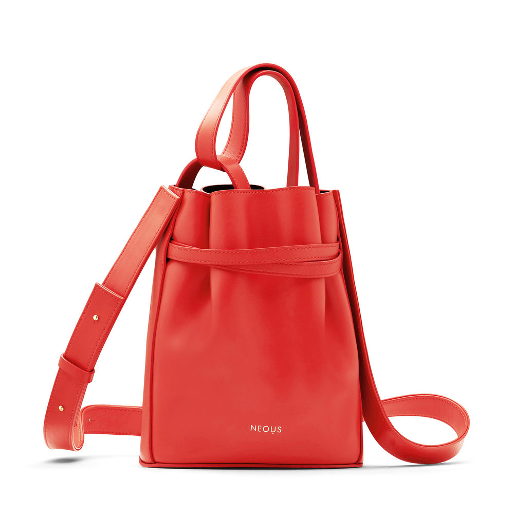 Neous Sigma Small Bucket Bag In Orange
