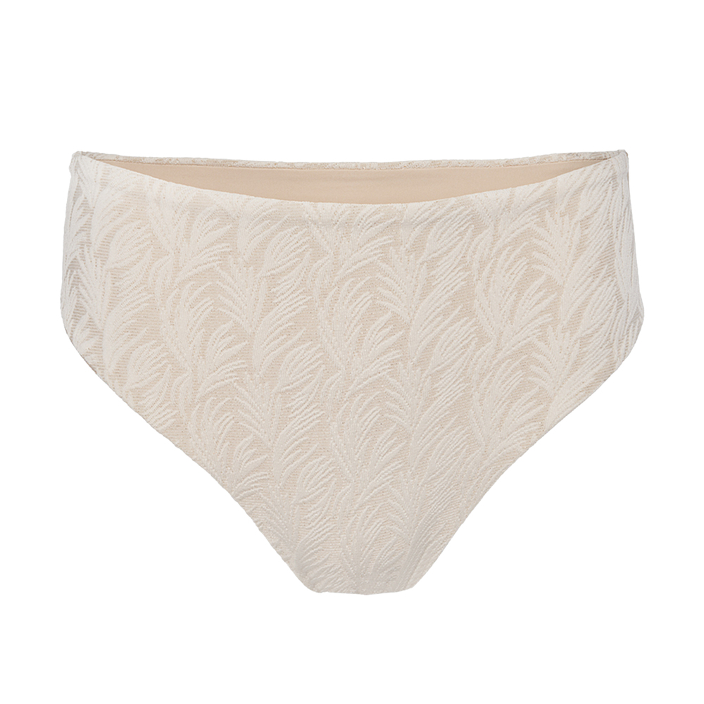 Sara Cristina ’90S Cut-High Bottoms In Ivory Palms, Small