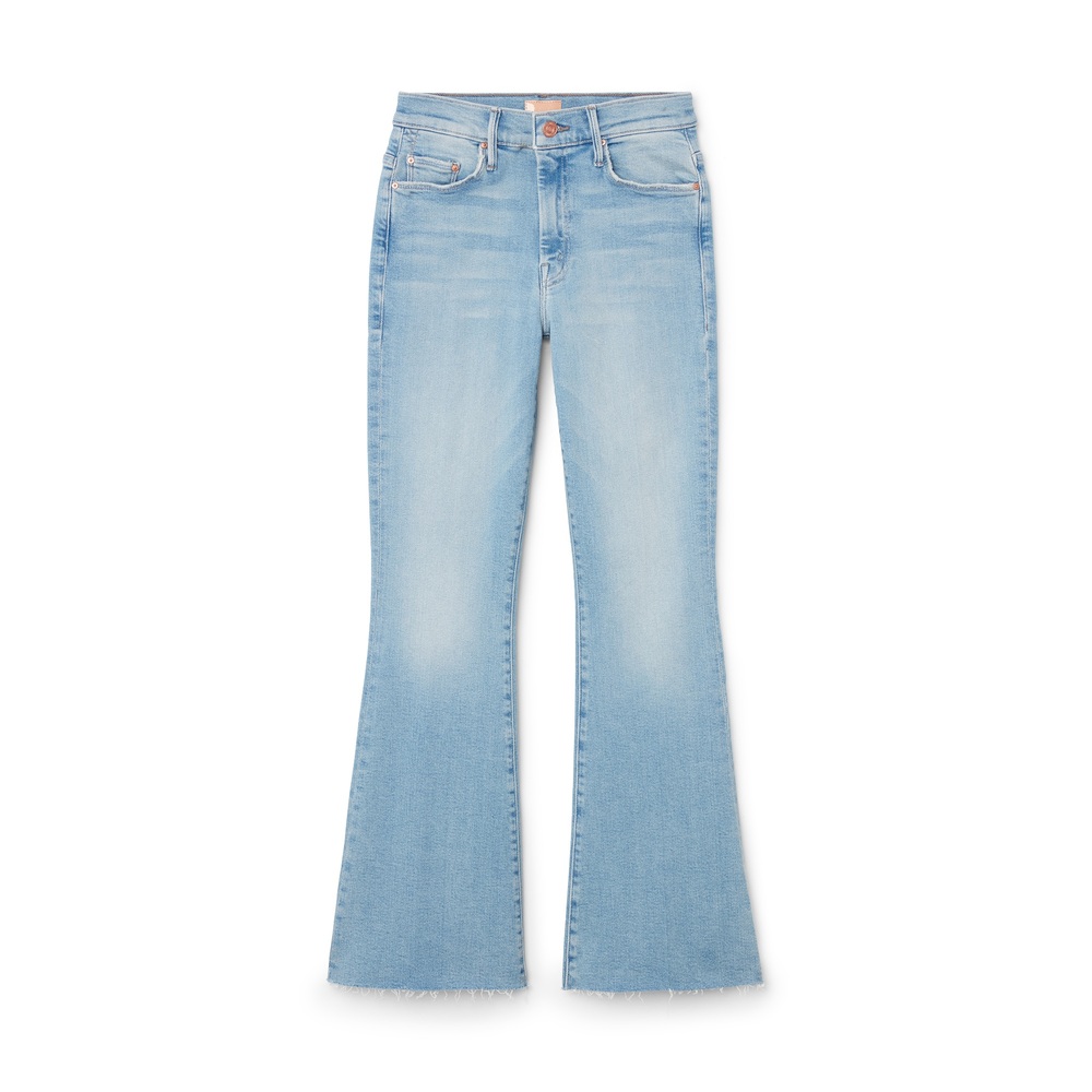 MOTHER The Weekender Fray Jeans In California Cruiser, Size 27