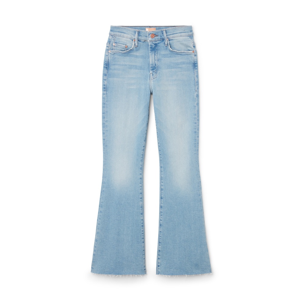 Mother The Hustler High Rise Flare Leg Ankle Jeans In California Cruiser In California Cruiser