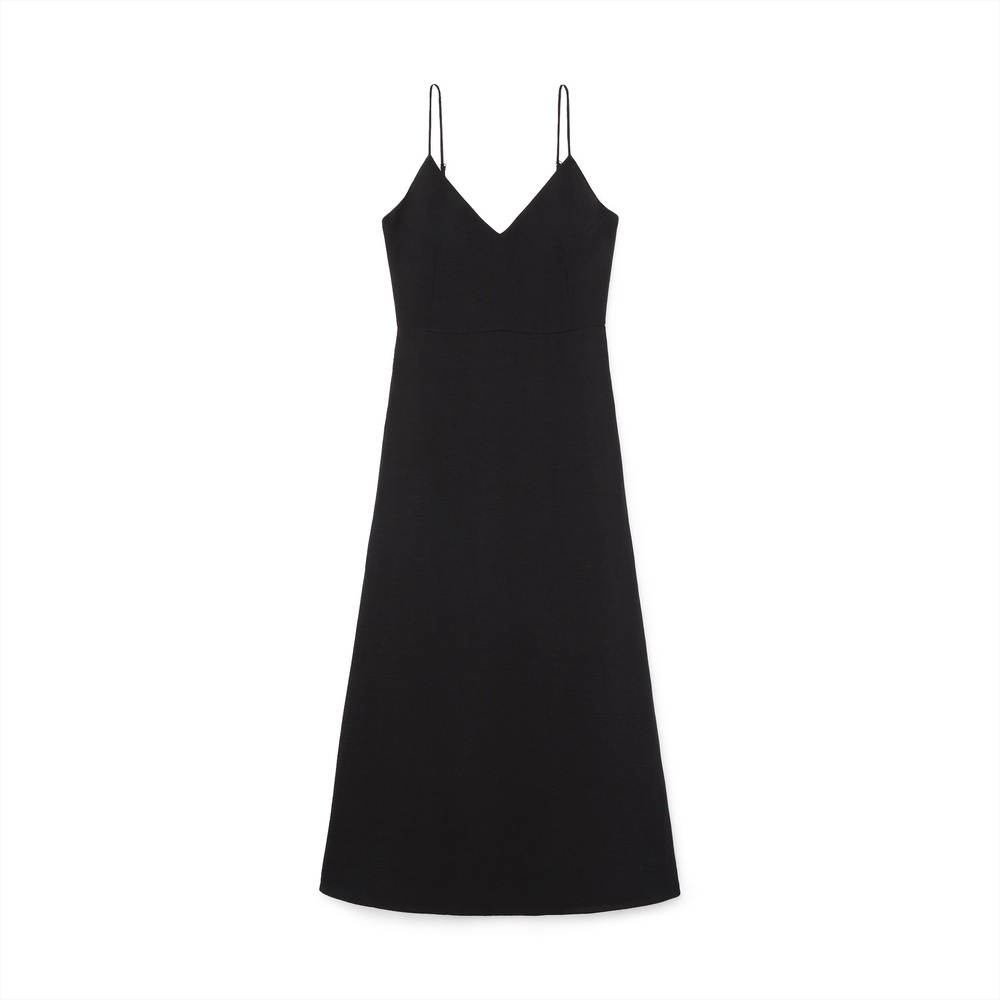 G. Label By Goop Ruby Sundress In Black, Size 12