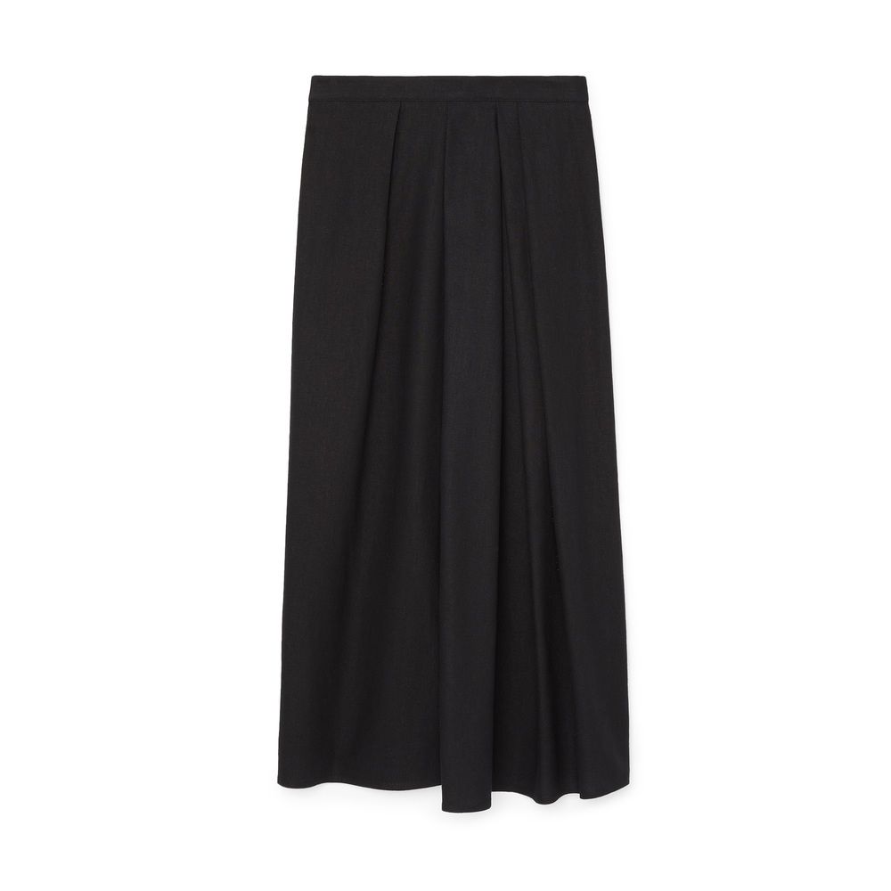 G. Label By Goop Payne Sarong Skirt In Black