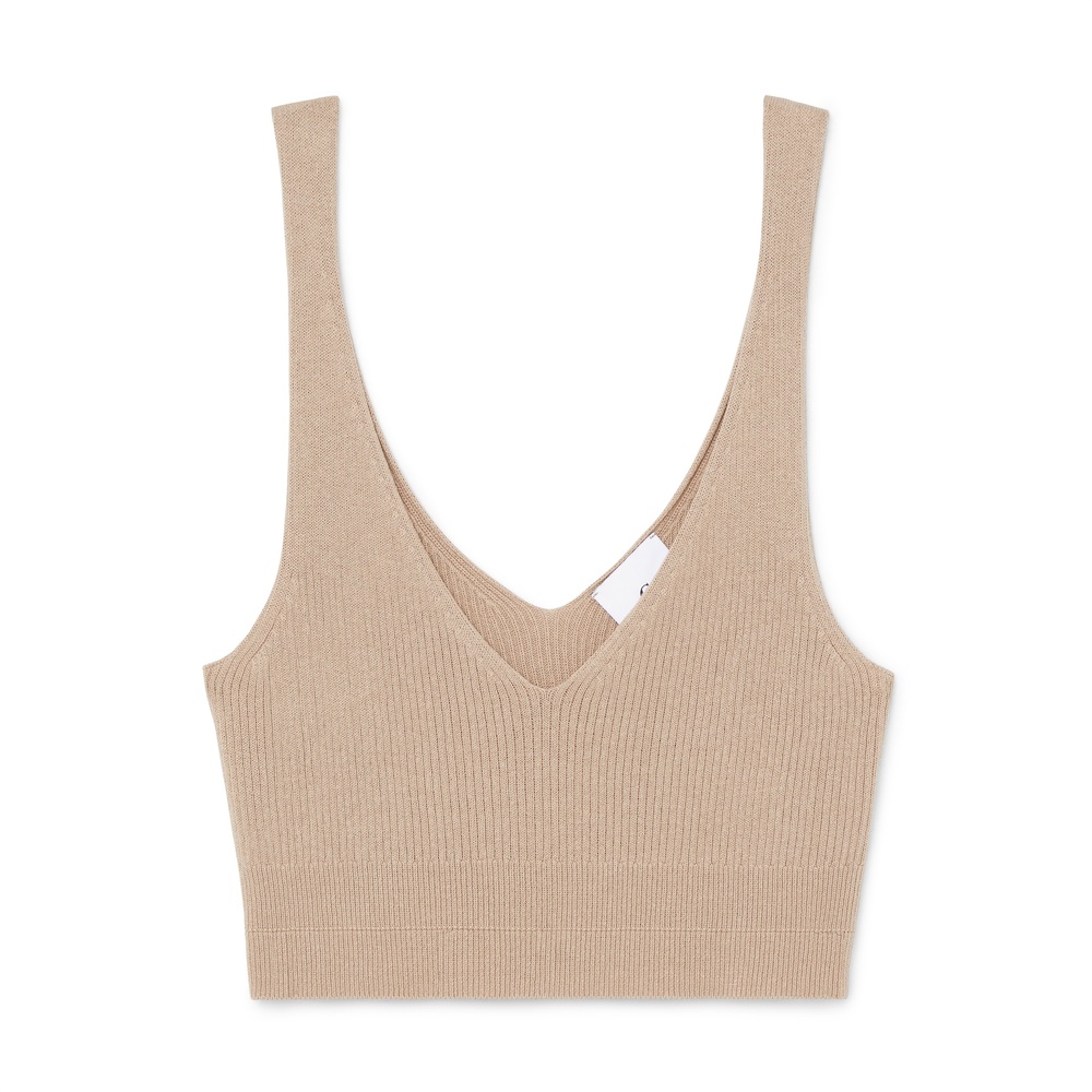 G. Label By Goop Mar Knit Bralette In Sand