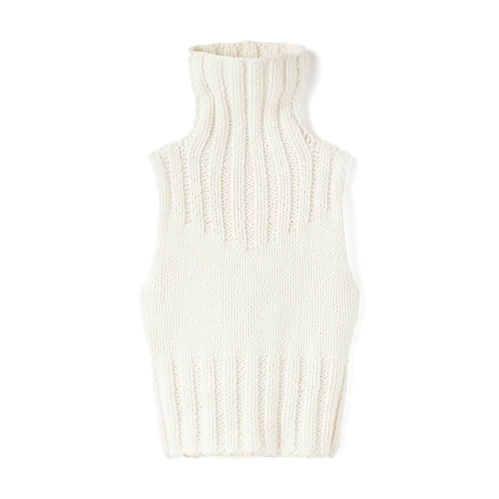 Totême Hand-knitted Wool Top In Buttercream