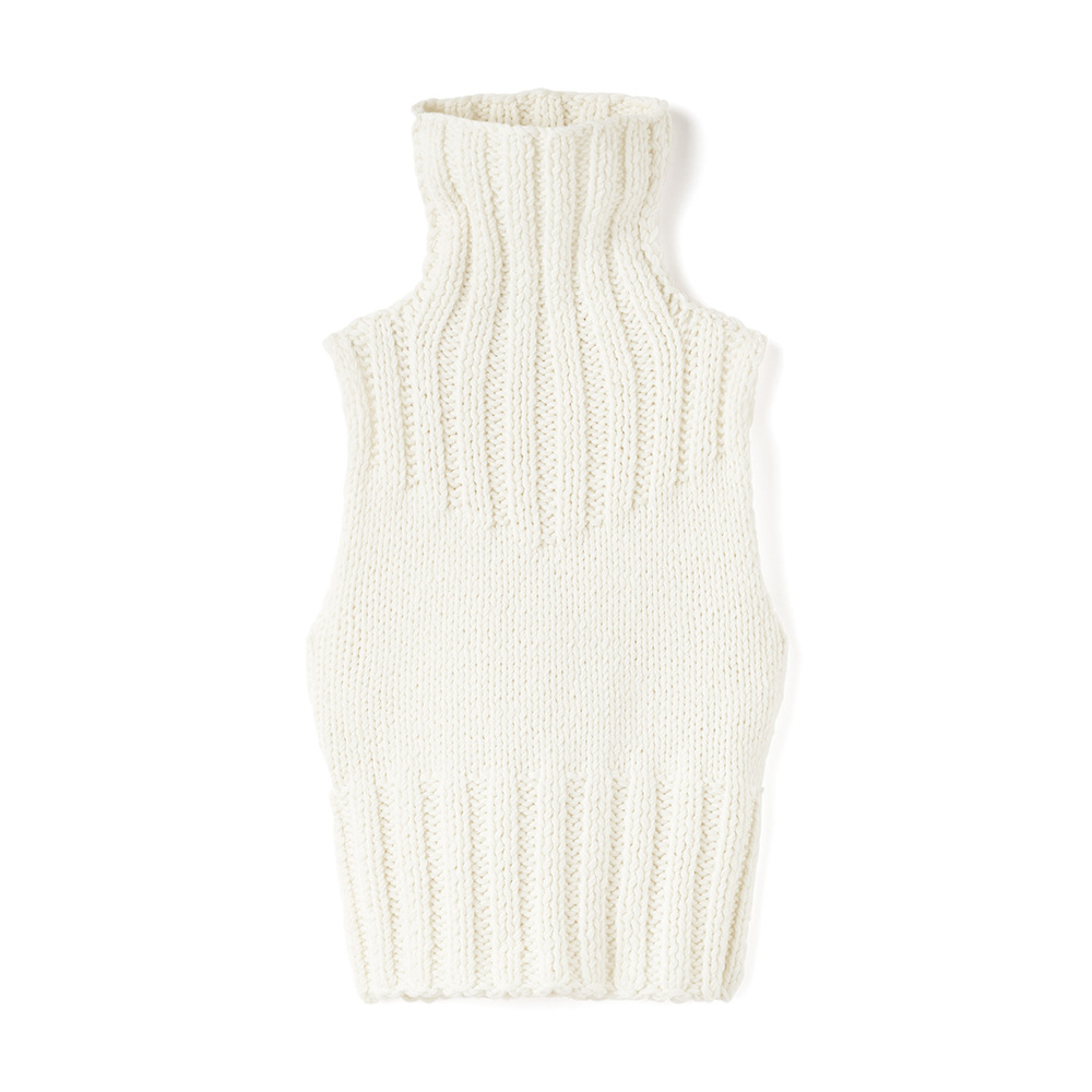 Shop Totême Hand-knit Wool Top In Buttercream