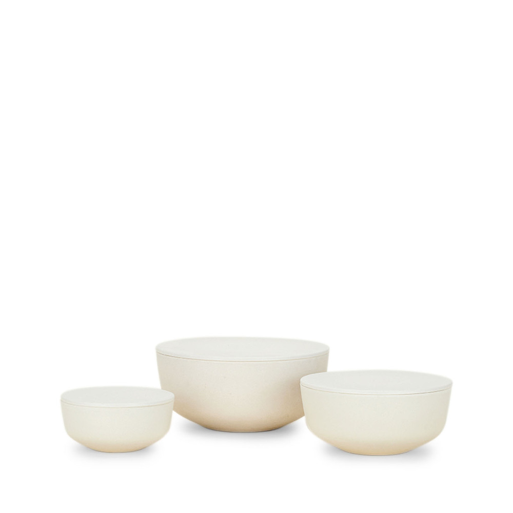 Hawkins New York Essential Lidded Bowls, Set Of 3 In White