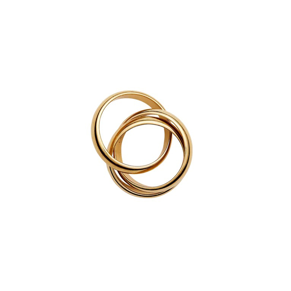 Lie Studio The Sofie Ring In 18k Gold Plated