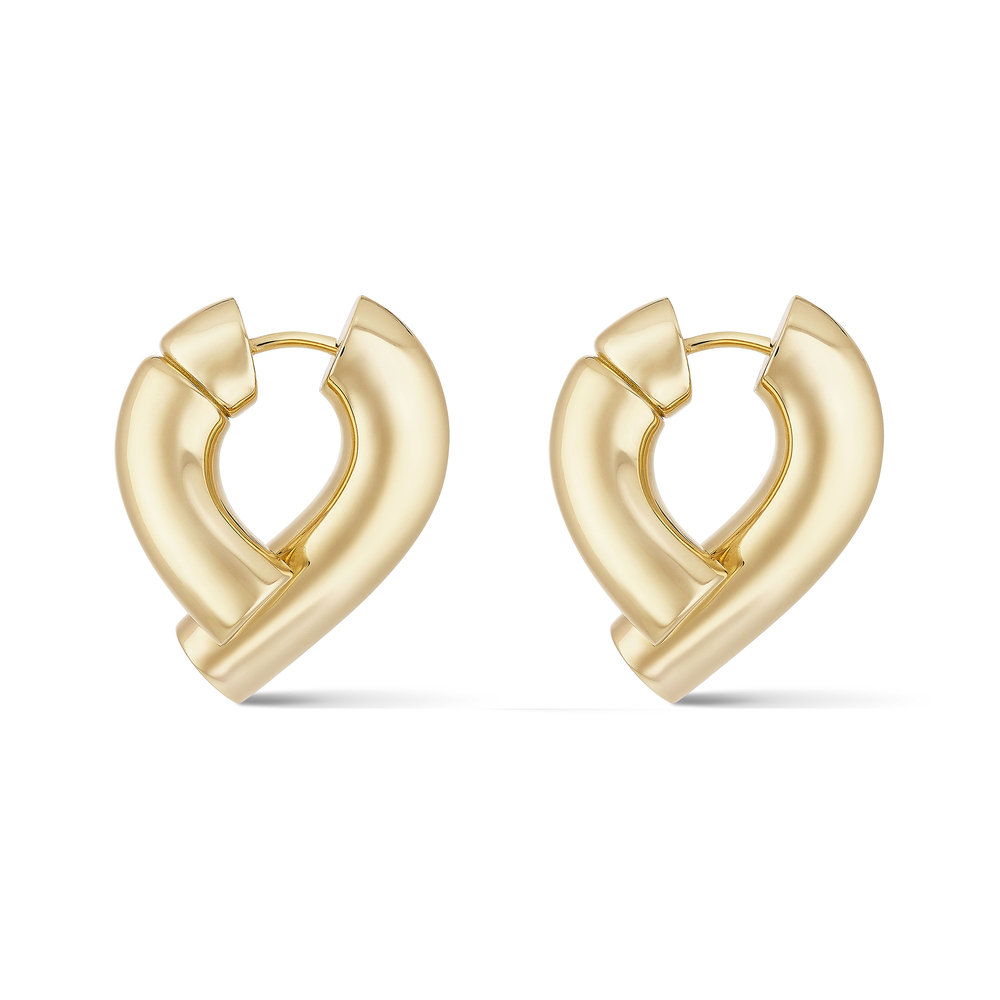Tabayer Large Oera Hoop Earrings In 18k Yellow Gold