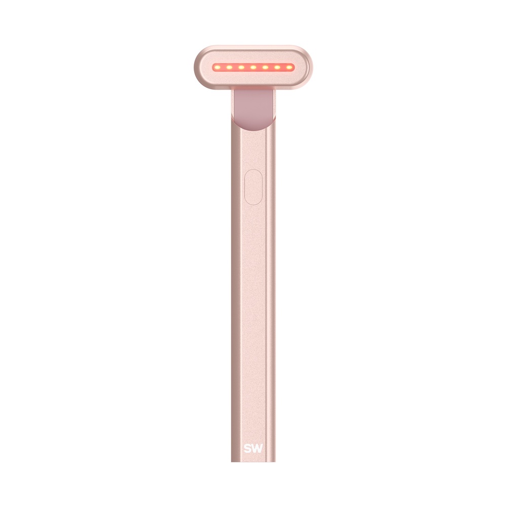 SolaWave Radiant Renewal Red Light Skincare Wand In Rose Gold
