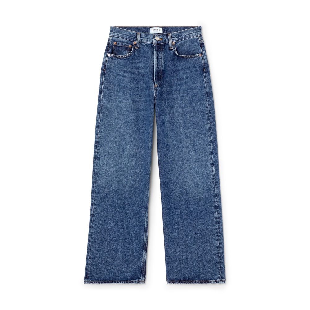AGOLDE Low-Slung Baggy Jeans In Image, Size 31
