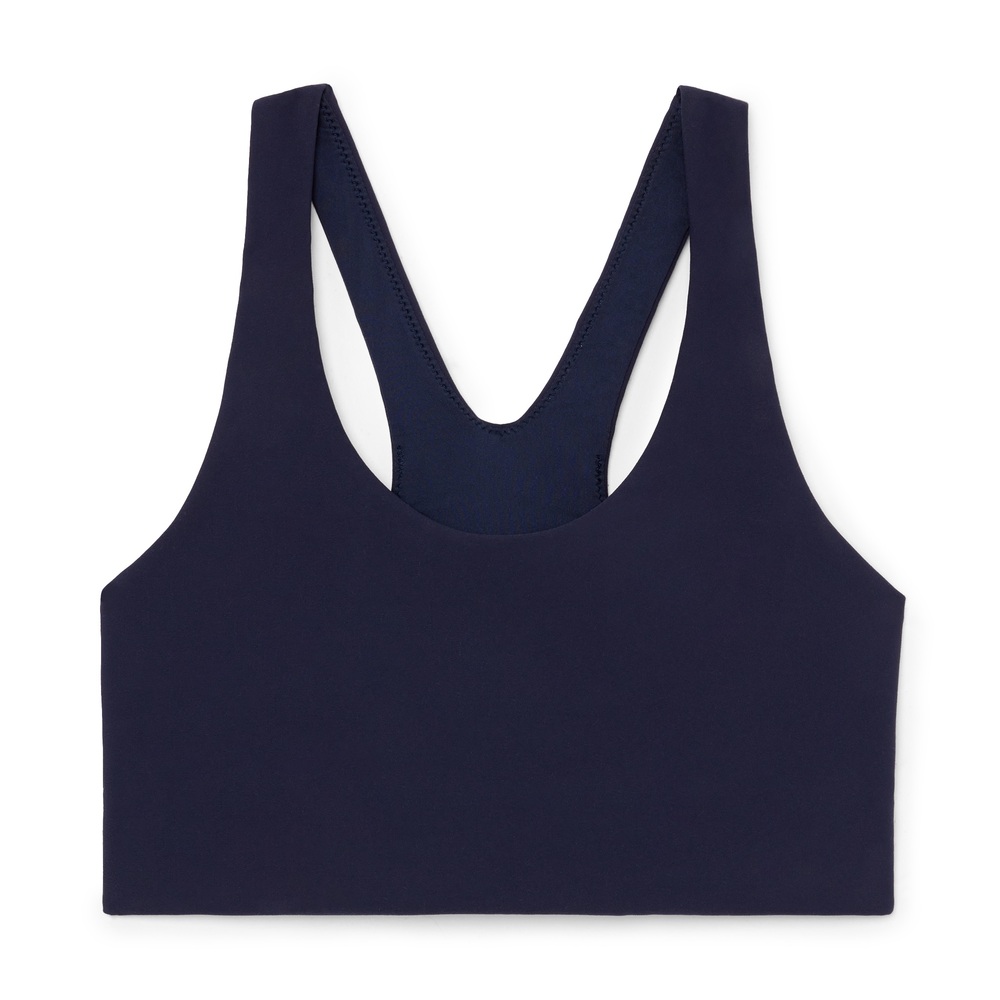 The Upside Peached Jade Bra In Navy, Small