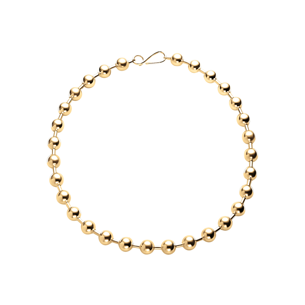 Sapir Bachar Solar Necklace In 24K Gold Plated Sterling Silver
