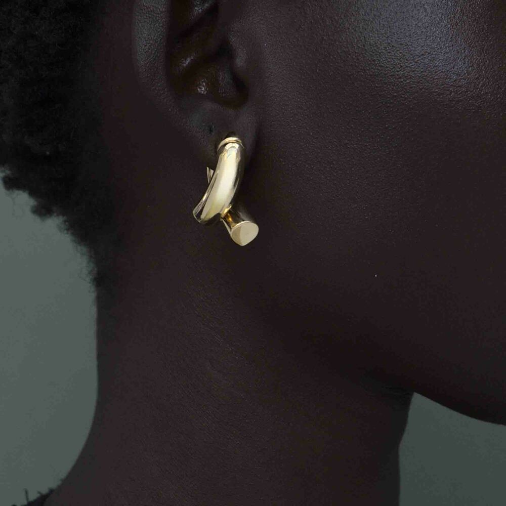 Tabayer Large Oera Hoop Earrings In 18K Yellow Gold