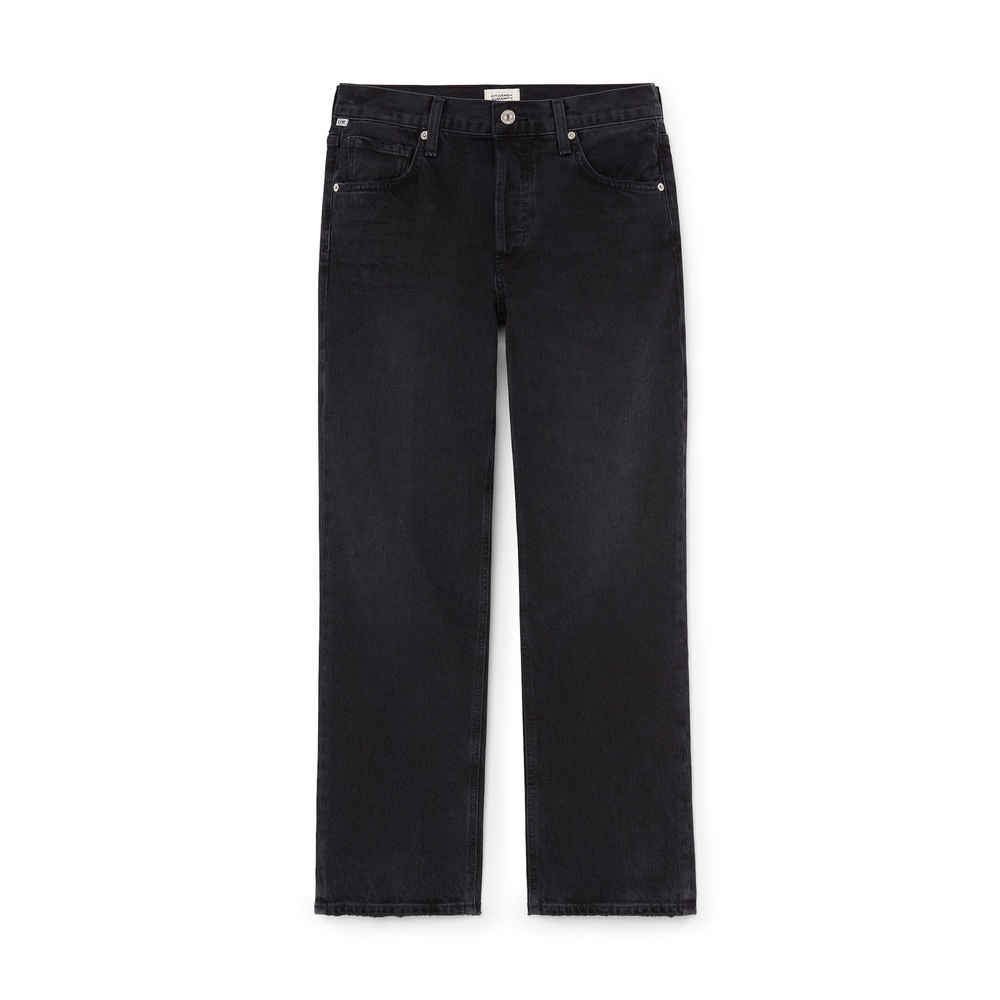 Citizens Of Humanity Neve Low-Slung Relaxed Jeans In Voila, Size 24
