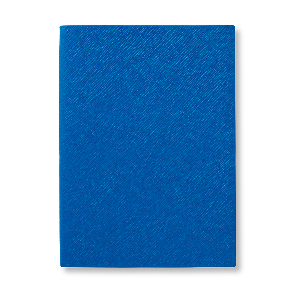 Smythson Soho Notebook In Blue