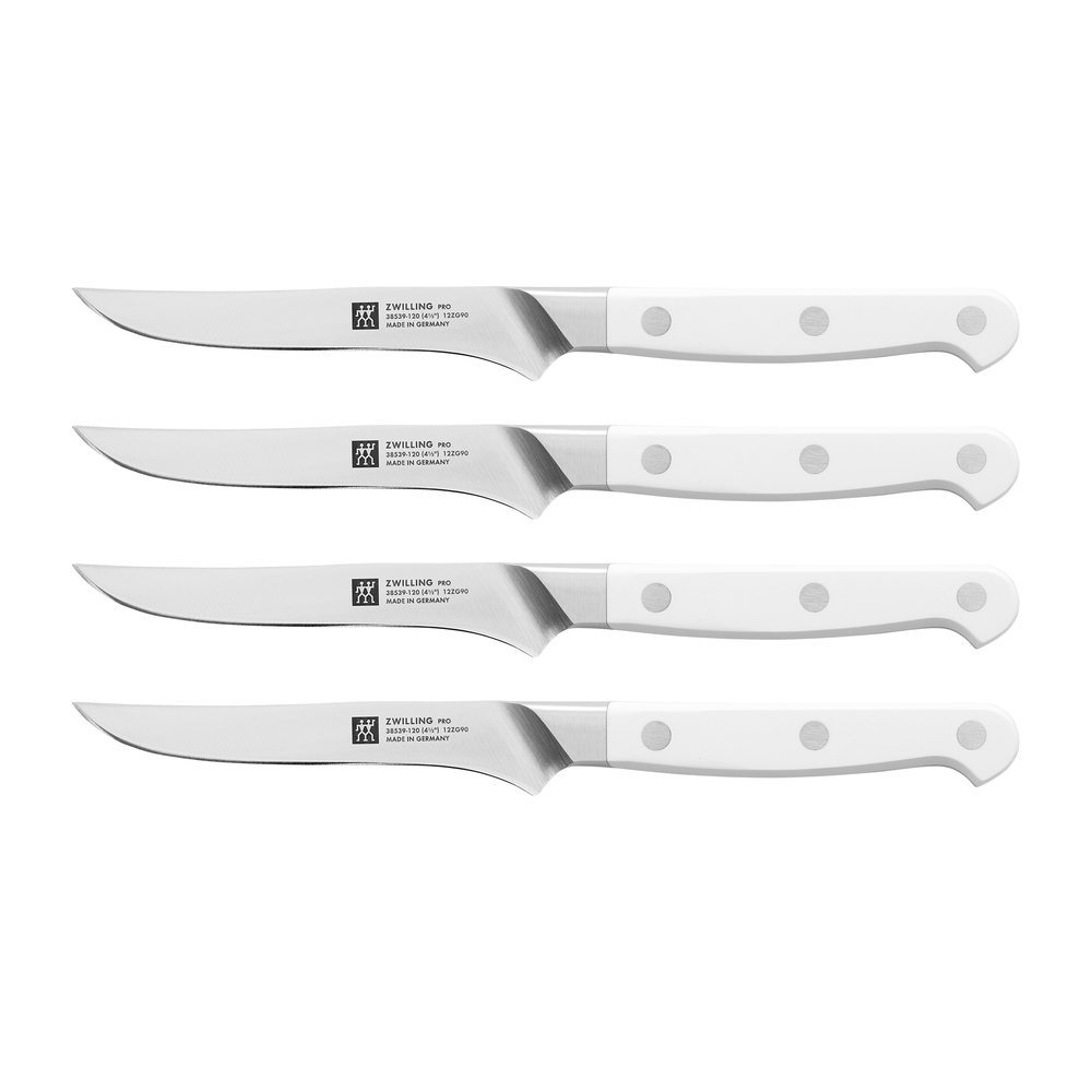 Zwilling Pro Le Blanc Steak Knives In White