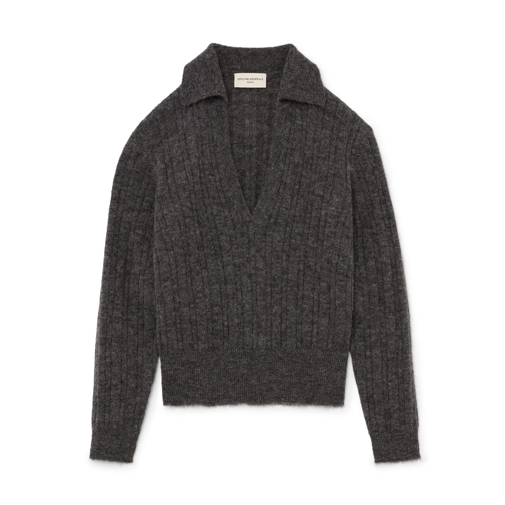 Seamless sweater Anthracite Officine Générale