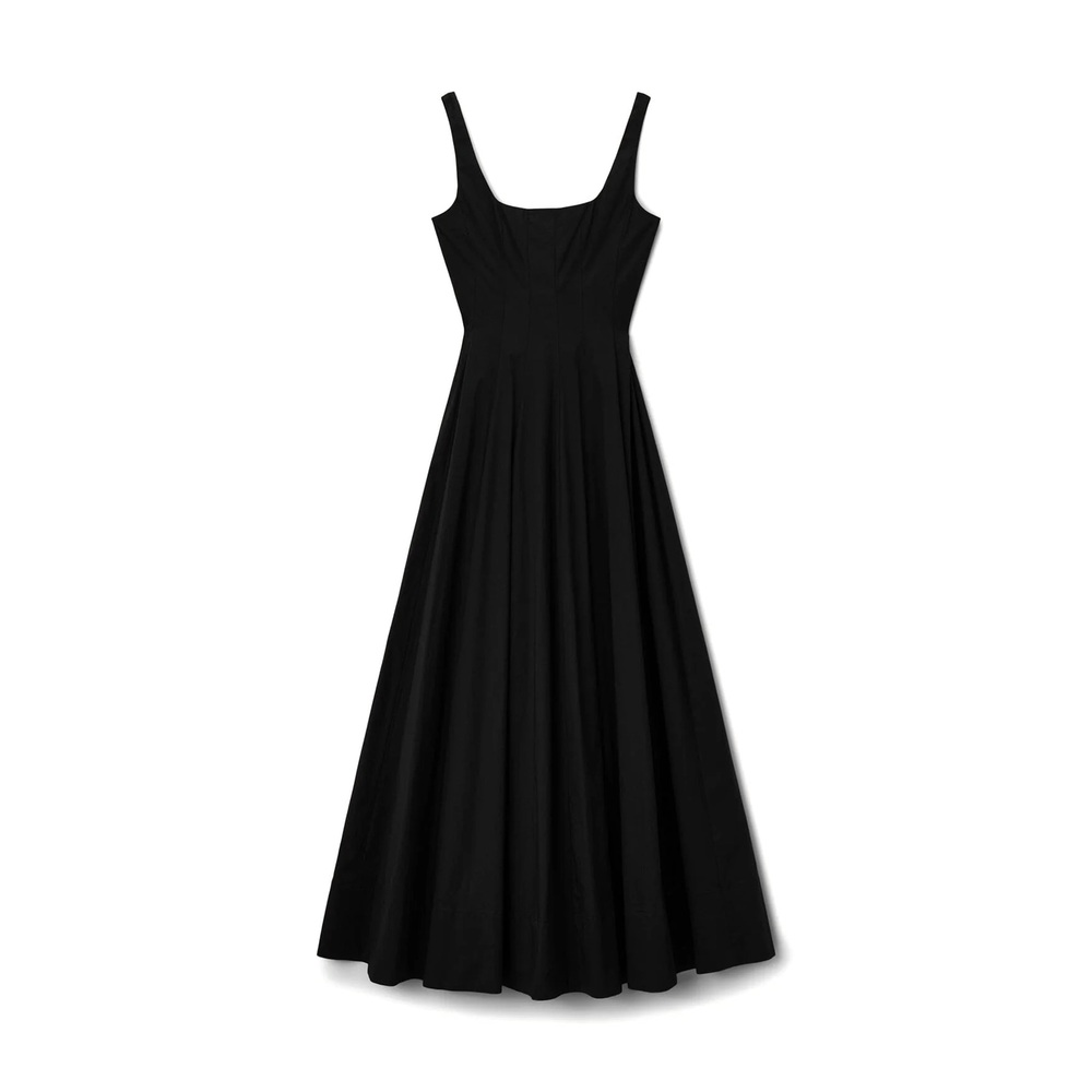 Shop Staud Wells Dress In Black