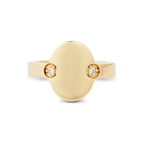 U*G様 oval pinkie ring W OVY Oval Pinky Ring | Rosefield Official